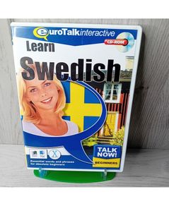 Euro Talk Now Interactive Learn Swedish Pc Cd Rom - Rare Retro Educational