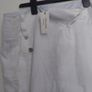 river island white linen trousers size 16 Image 2