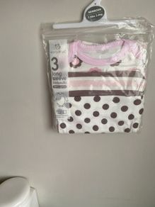 BNWT 3 L/S Bodysuits, Newborn