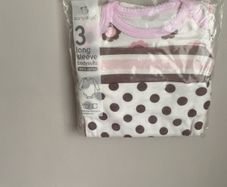 BNWT 3 L/S Bodysuits, Newborn
