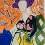 Original art Figurative artwork contemporary Irish Art abstract painting Image 4