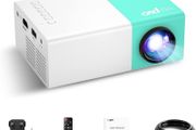 FREE SHIPPING Mini Projector for Cartoon, Kids Gift, Outdoor Movie Projector, LED Pico Video Projector for Home Theater Movie Projector with HDMI USB Interfaces