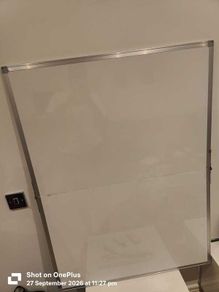 Maxtek Magnetic Whiteboard 120 x 90 cm with Markers & Eraser
