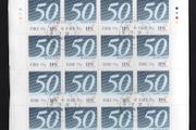 2007 Ireland 50th Anniversary of the IPA Institute of Public Administration Commemorative Stamp Sheetlet Plate 1A1A1A1A Mint Fine Used with Dublin cancel of 25th May 2007 (First day of issue)