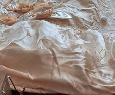 satin double bed quilt
