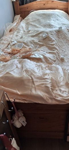 satin double bed quilt