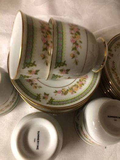 Summertime  Tea Set + Tea Pot