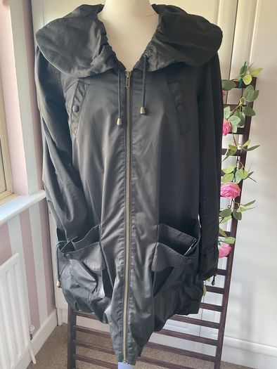 jacket miss selfridge shawl collar parka inspired jacket size 12