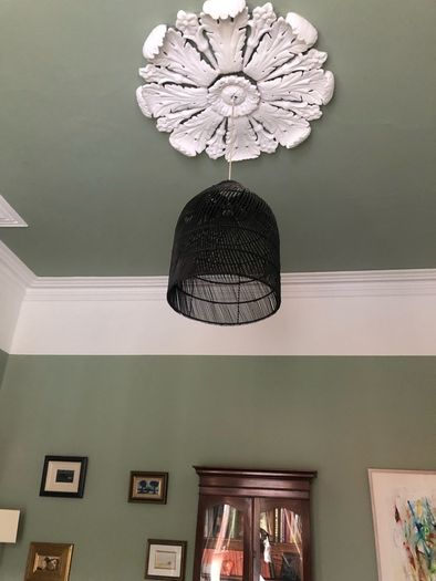 MADE Large Ceiling Rattan Lampshade