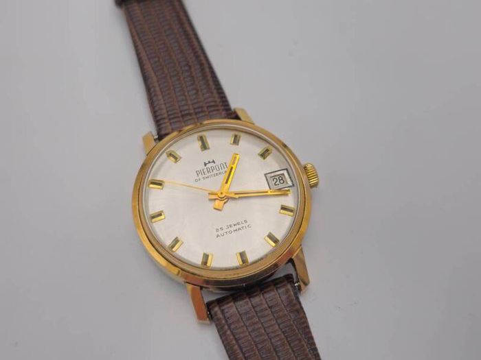 Vintage Swiss Made Automatic Pierpont 25Jewels 20 micron Gold Swiss watch