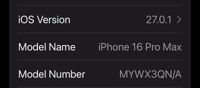 IPhone 16 Pro Max , 256 Gig