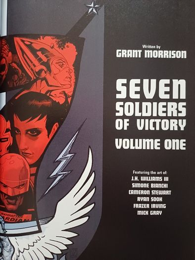 Seven Soldiers of Victory by Grant Morrison (Volume 1 to 4 DC Comics Graphic Novels 2006)
