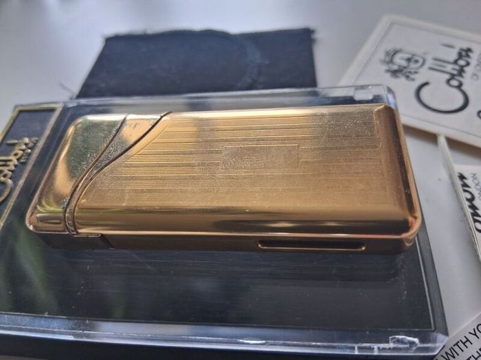 NOS Colibri Lighter box and Papers WORKING