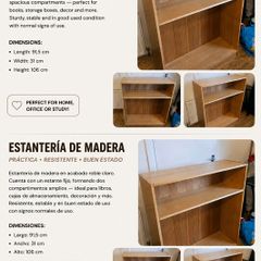 wooden bookcase