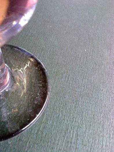 Old toasting glass Victorian or earlier