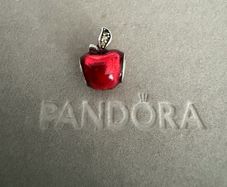 Retired Pandora Disney Snow White Red Apple Charm