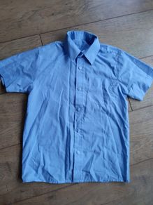 School uniform blue shirt 6-7 years