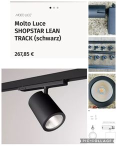 REDUCED HALF PRICE TO CLEAR! Molto Luce Shopstar Led Spotlights - Track Lighting System! Shops And Home Lighting