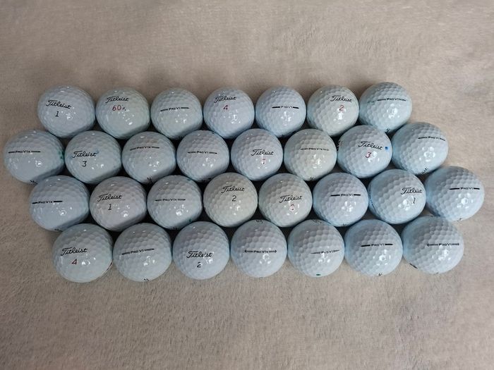 30 Titleist Pro V1/Pro V1x Golf Balls