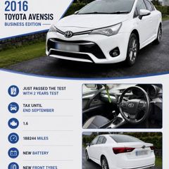 Toyota Avensis 2016