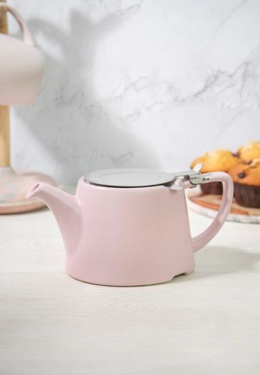 London Pottery Oval Teapot Satin Pink - Pink BNIB