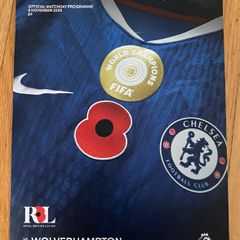 2025 Chelsea v Wolverhampton Wanderers - Premier League Programme