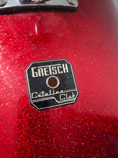 2010 Gretsch Catalina Club Red Sparkle 5-piece + hardware + bags