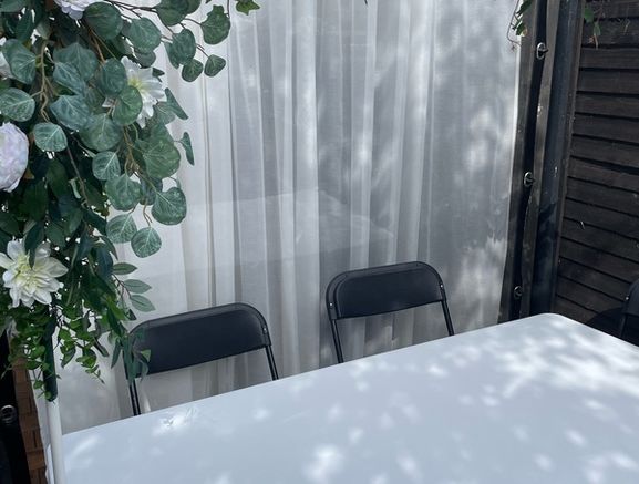 Gazebos, Chairs, Tables party rentals