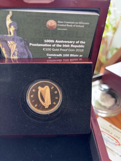Irish Gold Proof commemorative coins