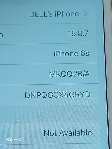 Apple IPHONE 6s, White, 64GB, Battery Health 81%, in excellent cosmetic condition