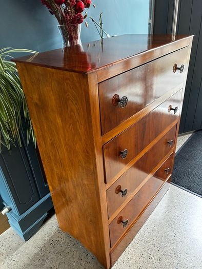 1940's Walnut Chest of Drawers