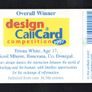 1997 Ireland 10 unit Design a Call Card '97 by Triona White depicting the interaction between the world of technology and the human Call Card Used Image 2