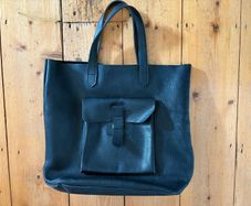leather handbag American apparel