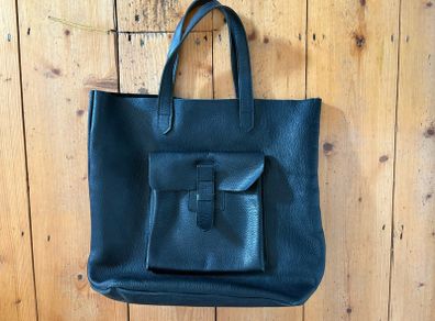 leather handbag American apparel