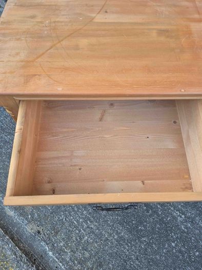 Pine 3-Drawer Bedside Locker
