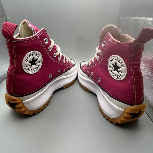Converse Womens Shoes - Run Star Hike - Dark Pink - Size 4.5 UK - Hi Top