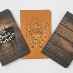 Harry Potter Diagon Alley Pocket Notebook Collection notebooks (Set of 3)