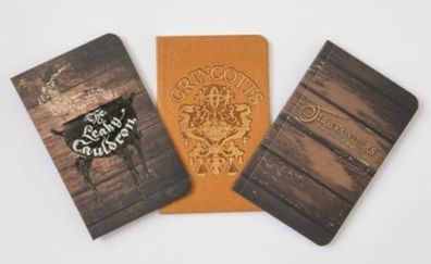 Harry Potter Diagon Alley Pocket Notebook Collection notebooks (Set of 3)