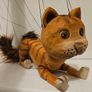 Wild Cat Czech Handmade Wooden Marionette Image 6