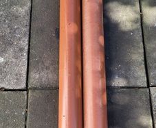 Floplast PVC-U 110mm diameter, length 1320mm, or 935mm