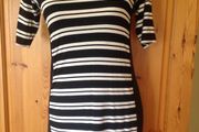 Size 8 Dorothy Perkins Black &amp; White Striped Dress