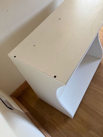 Fluval FLEX 123L Aquarium Stand Curved white