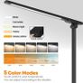 Desk Lamp Eye-Caring LED Table Lamp Dimmable Bedside Lamp with 2 USB Charging Ports and 10 Brightness Levels x 5 Colour Modes Touch Control Daylight Lamp for Office, Bedside, Reading- Auto Timer Image 3