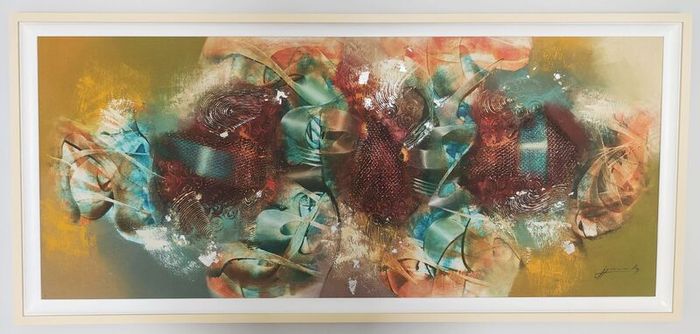 Authentic oil on canvas painting