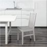 IKEA NORRNAS Dining Chair White / Isunda Grey Image 2