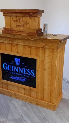 Corner Home Bar Timber Bar Counter