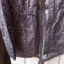 SALE! Grey Floral Hooded Rain Jacket size S Image 5