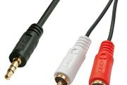 Audio Cable 3.5 mm to 2 Phono 5 Meter