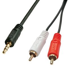 Audio Cable 3.5 mm to 2 Phono 5 Meter