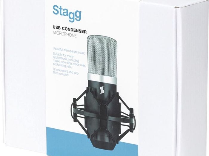 Professional USB Studio Condenser Microphone, incl Shock Mount
